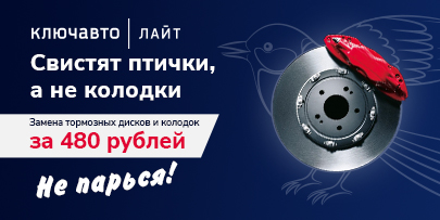 Замена тормозных дисков и колодок за 480 рублей*